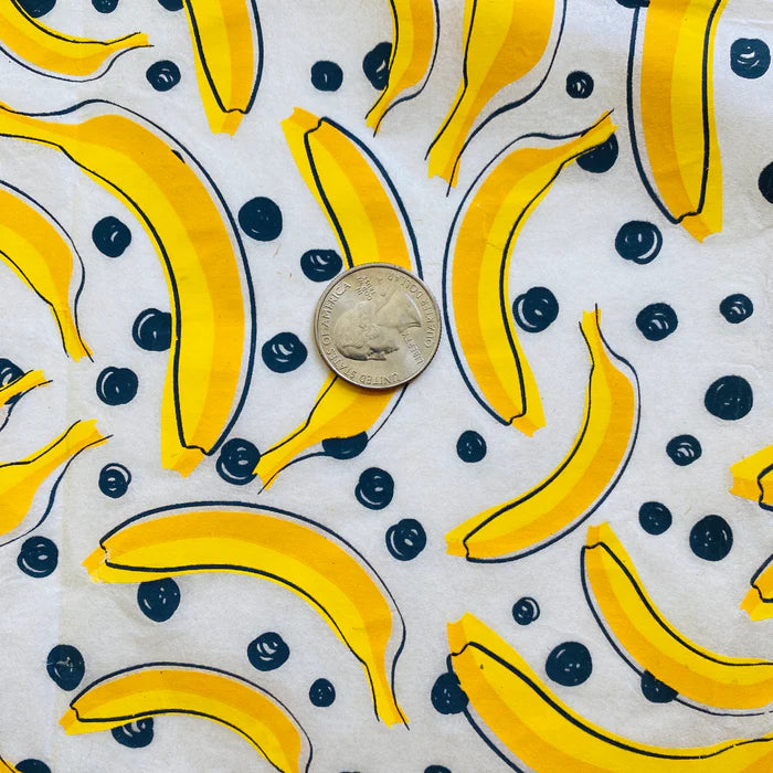 Bananas Family Underglaze Transfer Sheet Multi Colored