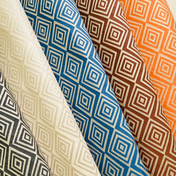 Vintage Diamonds Underglaze Transfer Sheet Blue