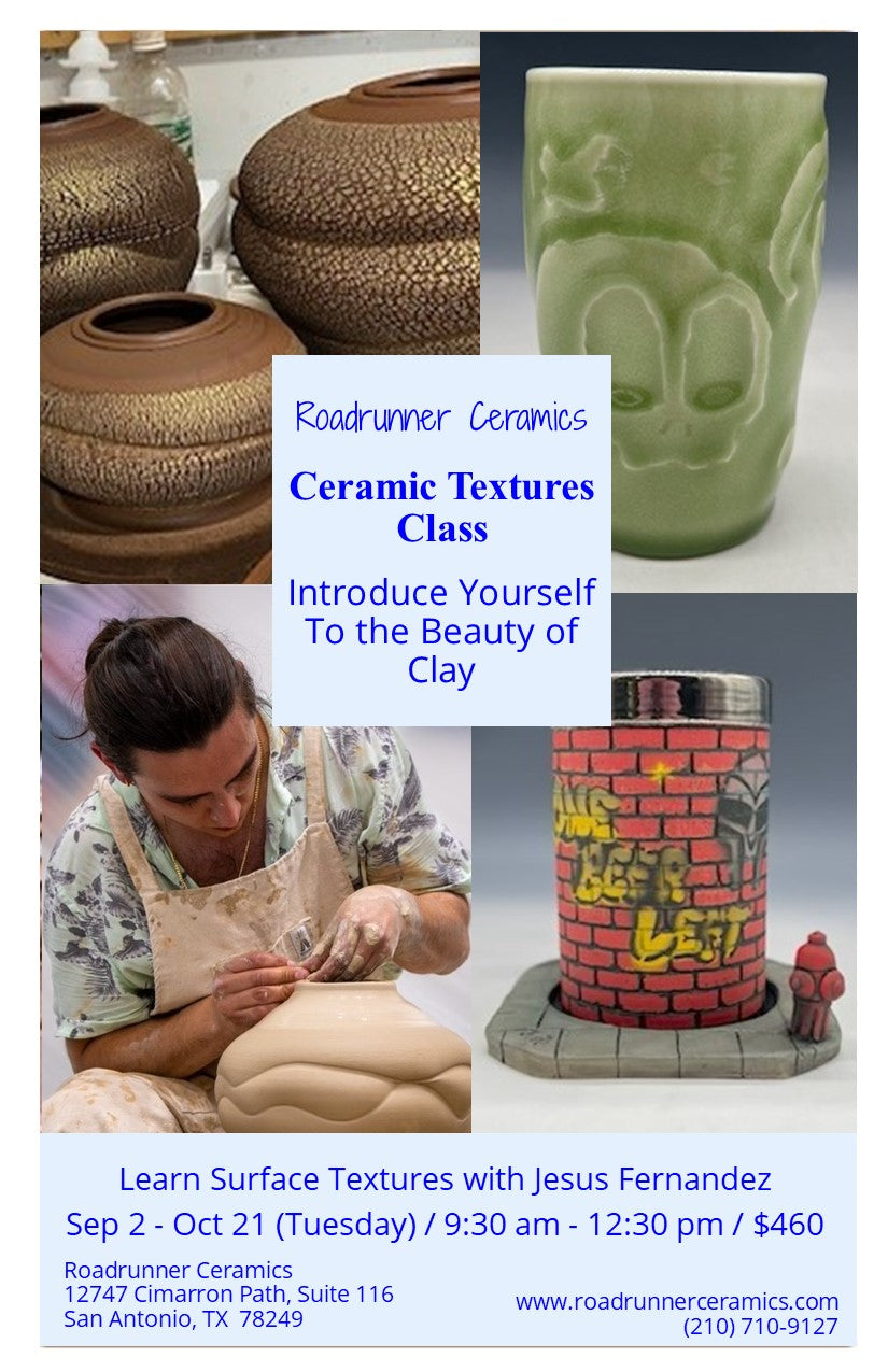 TJF257  Ceramic Surface Textures with Jesus - Fall 2025