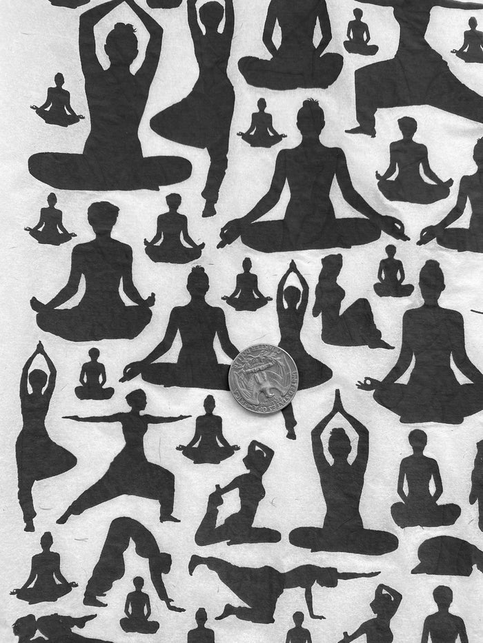 Yoga Underglaze Transfer Sheet Black