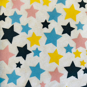 Multi Colored Stars Underglaze Transfer Sheet