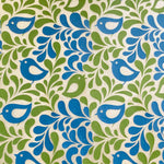 Partridge Family Underglaze Transfer Sheet Blue Green