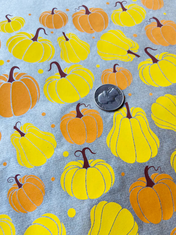 Pumpkins Underglaze Transfer Sheet Multicolored