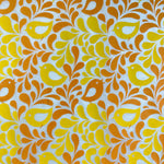 Partridge Family Underglaze Transfer Sheet Mustard Orange