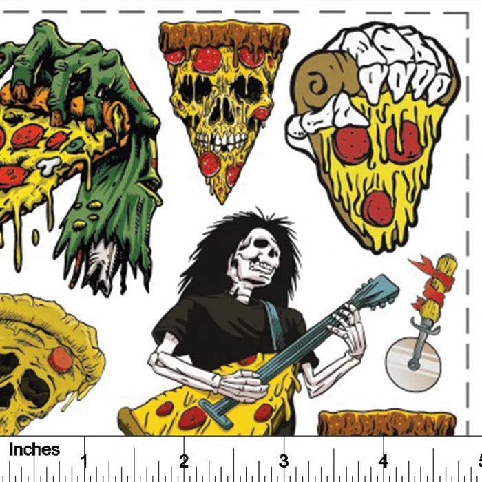 Horror Pizza Overglaze Decal Sheet