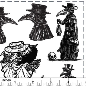 Plague Doctor Overglaze Decal Sheet