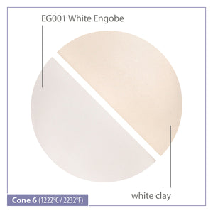 White Engobe Pint EG-001