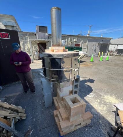 Andrew Linderman Workshop  - Building and Firing a Rocket Kiln