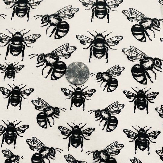 Bees Transfer Paper - Black