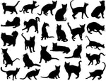 Cat Silhouettes Decal