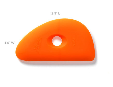 Soft Silicone Rib 4 - Orange