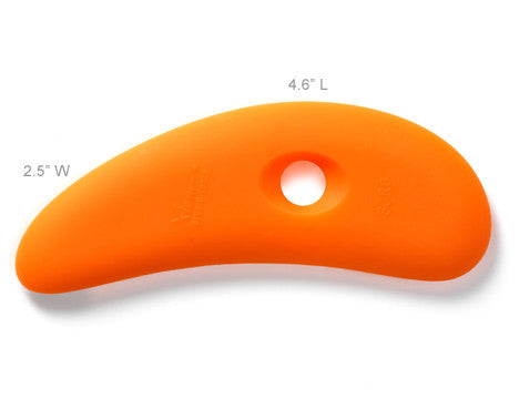 Soft Silicone Rib 6 - Orange